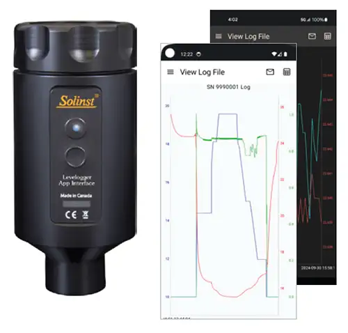 solinst levelogger app interface
