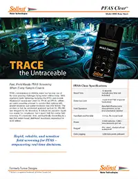 Solinst Water Technologies PFAS Clear Rapid PFAS Detection System pfas clear rapid pfas detection system