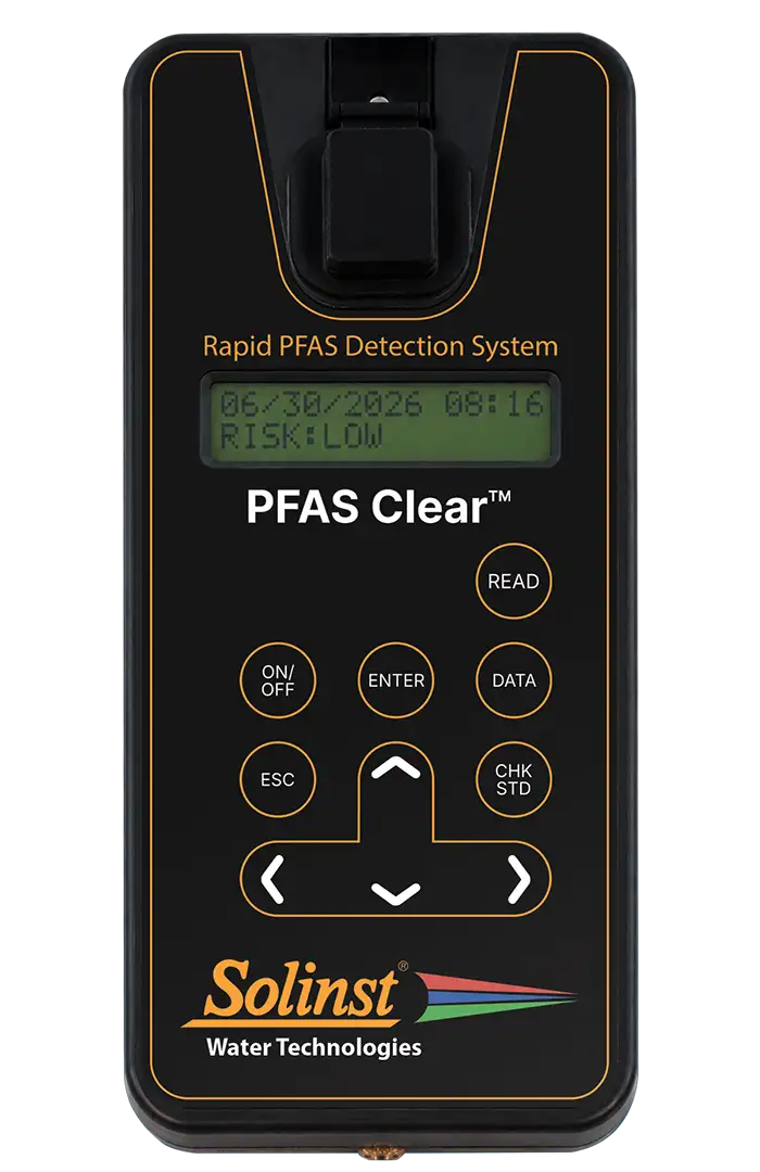 solinst water technologies pfas clear rapid pfas detection system