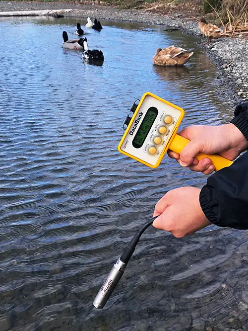 c-flour dompelbare fluorometer waterkwaliteitsmonitoring met behulp van databank